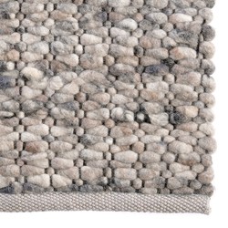 wollen vloerkleed firenze 04 de munk carpets Grijs/Antraciet - <a href="https://vloerkledenloods.nl/vloerkleden/wollen-vloerkleed">Wol</a> - 200 x 300 cm - (L)