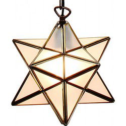 Lumilamp Hanglamp Tiffany Wit Glas
