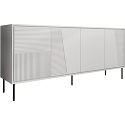 Meubella - Dressoir Blanes - Wit - 200 cm