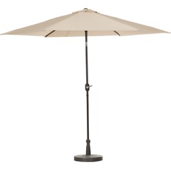 Madison - Parasol Tenerife Round Ecru - 300cm - Beige