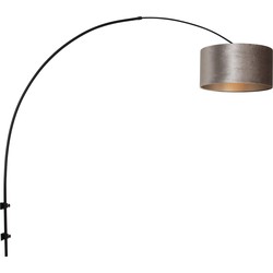 Moderne Wandlamp Polaris Zilver