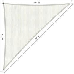 Driehoek 90 5,00x5,00x7,10 m Arctic White