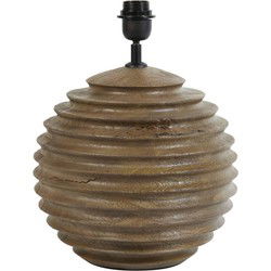Light & Living - tafellamp - Renzo - bruin - hout - losse armatuur - E27 - 7037864