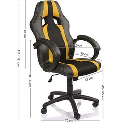 Sens Design Gaming Chair Top Speed - Geel