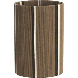 Light&living Kap cilinder 25-25-36 cm MEDAN bruin+crème+donker bruin