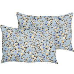 Beliani VALLORIA - Buitenkussen-Blauw-Polyester