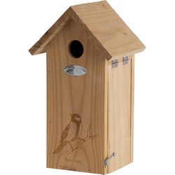 Best for Birds Vogelhuisje - hout - Koolmees nestkastje - 30 cm - Vogelhuisjes