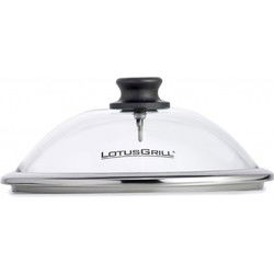 LotusGrill Glazen deksel Mini Ø290mm met geïntegreerde thermometer