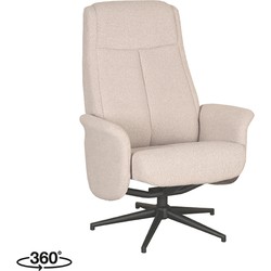 LABEL51 Fauteuil Bergen - Naturel - Boucle - Excl. Hocker