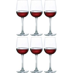 Luminarc Wijnglazen Versailles - 6x - rode wijn - glas - 360 ml - Wijnglazen
