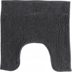 Urban Living Toilet Badkamerkleedje/badmat - antraciet - 49 x 49 cm - Badmatjes