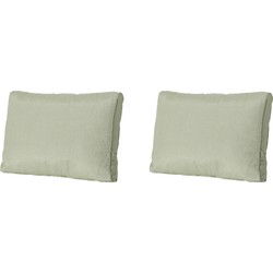 Madison -  Lounge Rugkussen Panama sage - Ca. 40x60 cm - Set van 2