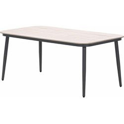 Garden Impressions Lagan lounge dining tafel 160x90 cm - light teak vironwood
