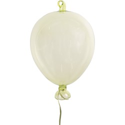 Clayre & Eef Decoratie Hanger Ballon Ø 10x17 cm Groen Glas