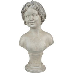 Clayre & Eef Beeld Meisje Beige Polyresin