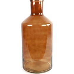 Countryfield vaas - bruin - glas - XXL fles - D24 x H51 cm - Vazen