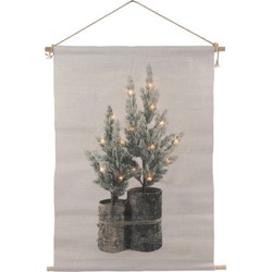 Wanddoek kerstboom B LED rh Cosy S