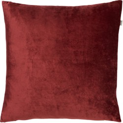 Dutch Decor SKY - Sierkussen velvet 45x45 cm - Merlot - rood - Dutch Decor