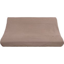 Baby's Only Gebreide baby aankleedkussenhoes - Waskussenhoes Pure - Mokka - 45x70 cm - 100% ecologisch katoen