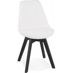 LINETTE design stoel 56x48x82 cm Wit