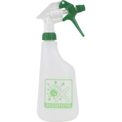 1x Waterverstuivers/watersproeiers desinfectie spray 0,6 liter inhoud - Plantenspuiten