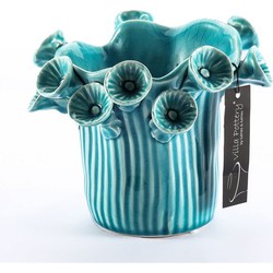 Villa Pottery  Blauwe Pot Claire D17xH14