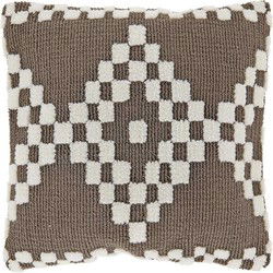 Unique Living - Sierkussen Nore Taupe -45x45cm