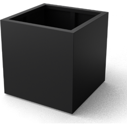 Quadrus vierkante Aluminium plantenbakken Lengte: 800 Breedte: 800 Hoogte: 800