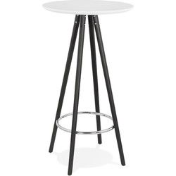 Ronde hoge balk GALA wit