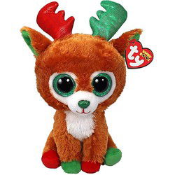 TY Beanie Boos Knuffel Rendier Tinseltoes 15 cm
