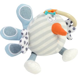 Dolce Dolce Toys baby speelgoed Primo knuffel Pauw Peter - 19 cm - kraamcadeau meisje / jongen - 0 jaar / 6 maanden