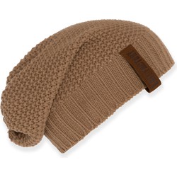 Knit Factory Coco Gebreide Muts Heren & Dames - Sloppy Beanie - Nude - One Size