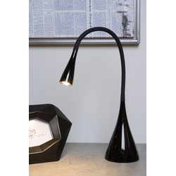 Flexibele zwarte bureaulamp eenvoudig design  20 cm LED DIM 4W 3000K