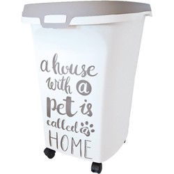 MODERNA VOERCONTAINER TRENDY STORY PET WISDOM 38 LTR 46X37X47,5 CM