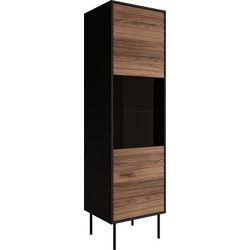 Meubella - Vitrinekast Cordoba - Eiken - 53 cm