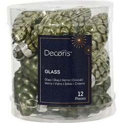 Denappel glas d2.5h6 cm rsmrn 12st