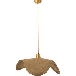 J-line - Hangende Lamp Moonj Gras Naturel Medium - 75x65x8cm