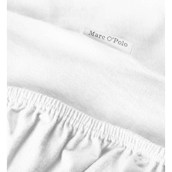 Marc O'Polo Hoeslaken Premium Organic Jersey Wit 90-100 x 200-220 cm