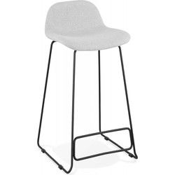 MOSKOW halfhoge snackkruk 49x53x85 cm Grijs