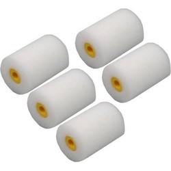 5x fijne verfroller / schuimrollers voor diverse verfsoorten 5 cm - Verfrollers