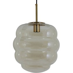 Light & Living - hanglamp - Misty - goud - glas - Ø 30cm - E27 - 2961283