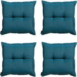 Madison -  Zitkussen Panama sea blue - Ca. 50x50 cm - Set van 4