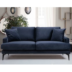 2-zits Bank Papira Navy Blauw