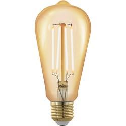 Eglo Golden Age LED Lamp Edison Dimbaar 4W E27 - 6,4 cm