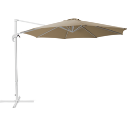 Beliani SAVONA - Cantilever parasol-Beige-Polyester