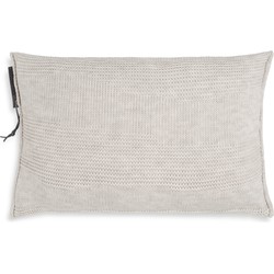 Knit Factory Joly Sierkussen - Beige - 60x40 cm - Inclusief kussenvulling