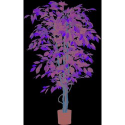 Mica Decorations Ficus Kunstplant - H150 x Ø85 cm - Groen