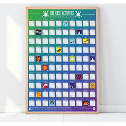 Gift Republic Kraskaart - 100 Kinderactiviteiten