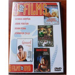 DVD 4 Top Films Backtrack Bugsy Malone Shanghai Surprise Goosed