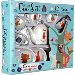 Barbo Toys Barbo Toys Little Woodies - 12 pcs porcelain tea set